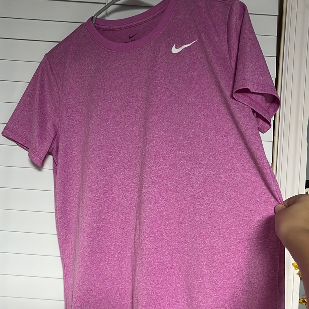 Pink Nike dri fit shirt